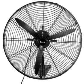 MFJ-EW50 20inch High Velocity Wall Mount Fan Oscillating,Industrial Fan with 4 Speed Ventilation,100% BLDC Copper Motor,4963CFM,