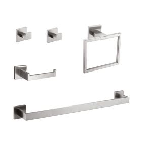 5 - Piece Bathroom Hardware Accessories Set (Color: as Pic)